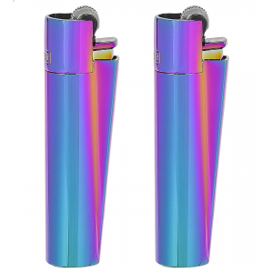 Clipper Classic Large Metal - Icy Colors - 12ct Display [CCLM-05]